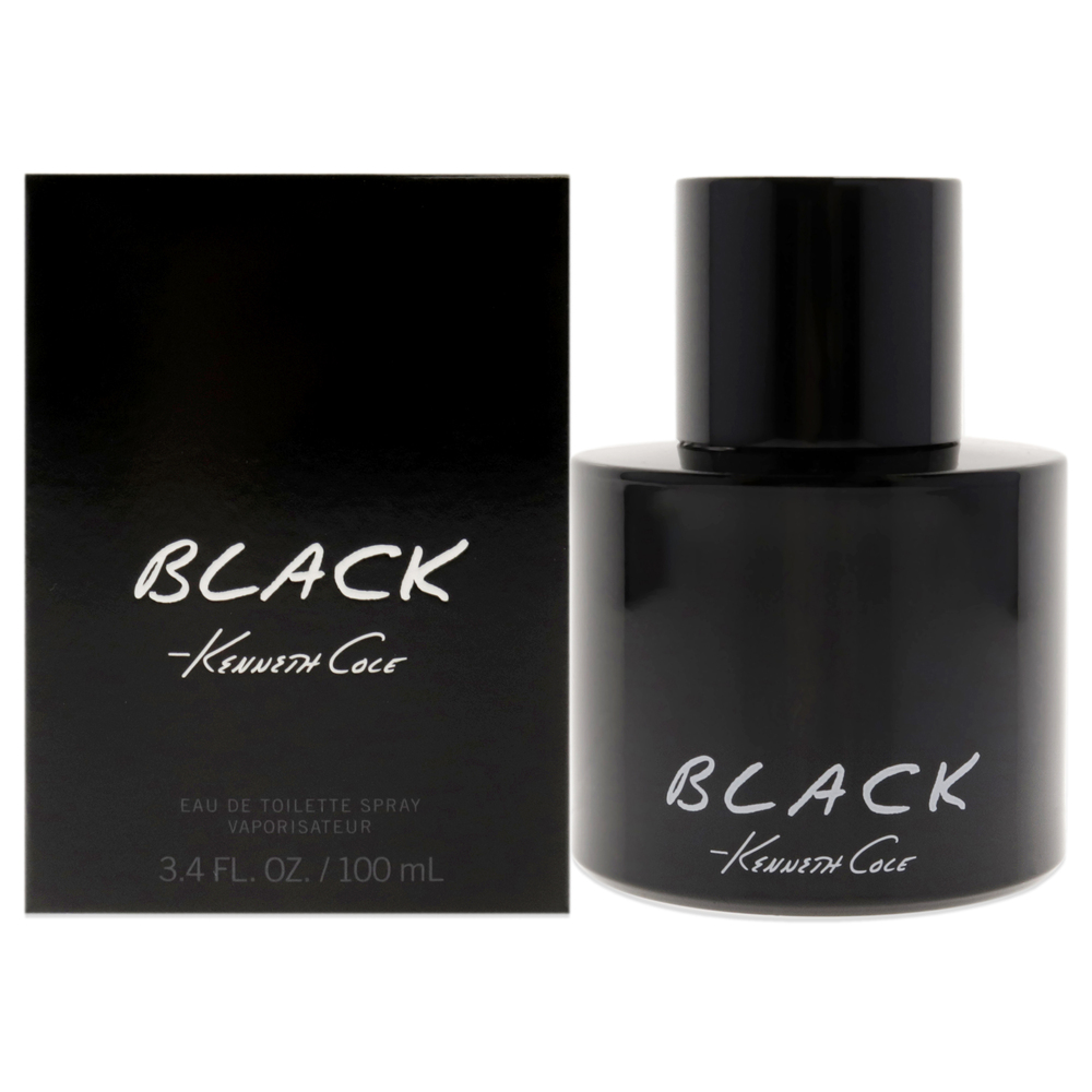 Kenneth Cole Black by Kenneth Cole for Men - 3.4 oz EDT Spray